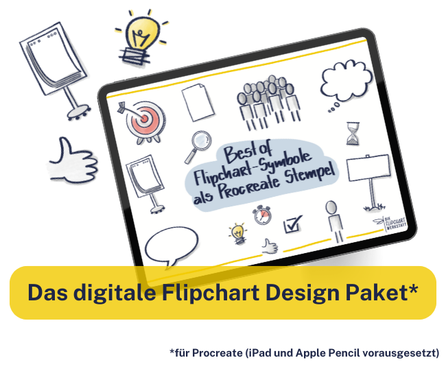Flipchart Symbole im digitalen Flipchart Design Paket